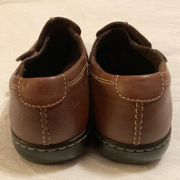 2 for $60 Clarks Slip On Loafers Women's Size 8 Bendables Sixty Delta Leather - Picture 5 of 16